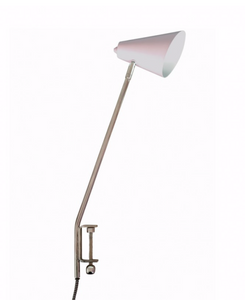 Victor Clamp Table Lamp Blush Pink