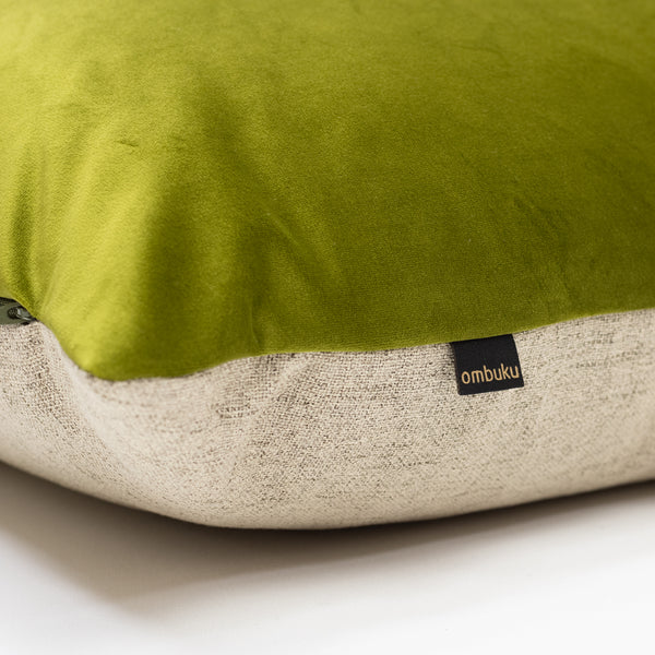 Paris Velvet Cushion - Olive