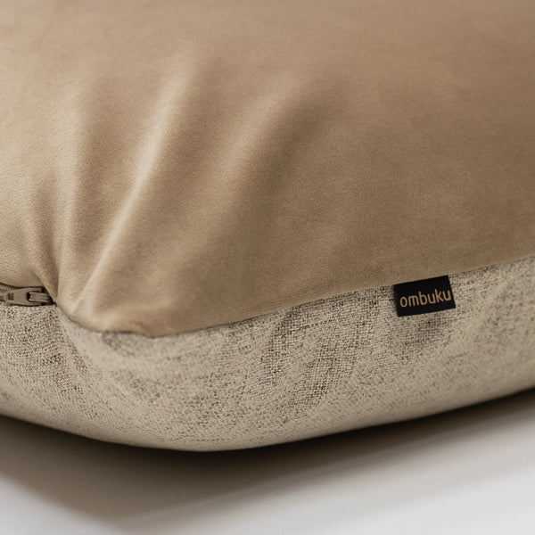 Paris Velvet Cushion - Taupe