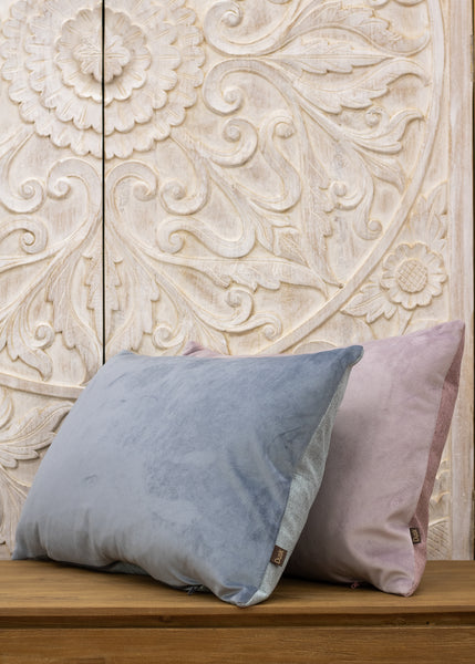 Paris Velvet Cushion - Blush