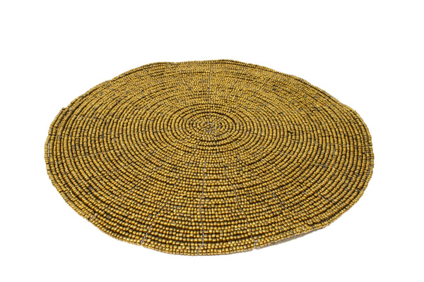 Amai Beaded Placemat - Gold