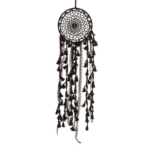 Black Boho Macramé Dreamcatcher