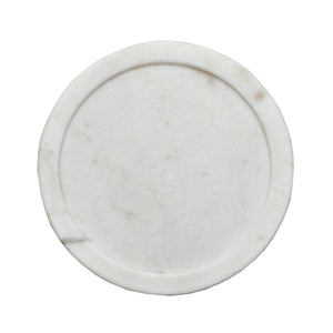 Candle Disk Holder - White