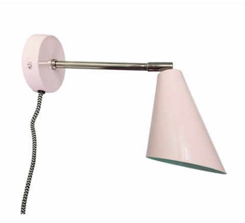 Claude Wall Lamp Blush Pink