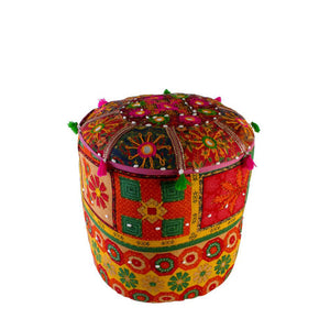 Colourful Indian Sari Stool