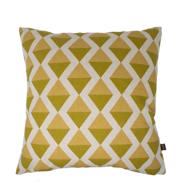 Diamond Cushion - Mustard