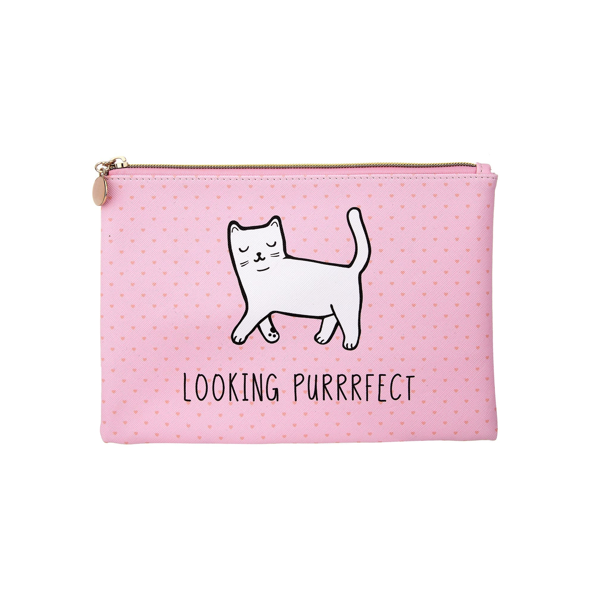 Cutie Cat Looking Purrrfect Pouch