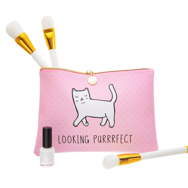 Cutie Cat Looking Purrrfect Pouch