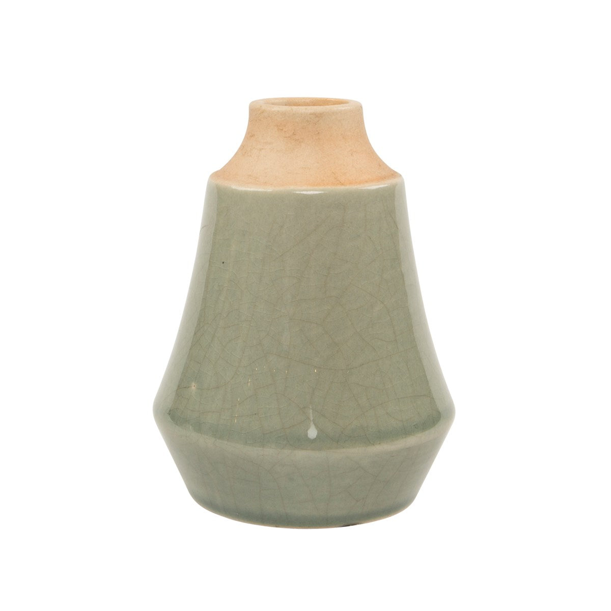 Green Dip Glaze Vase