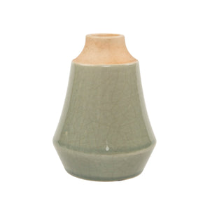 Green Dip Glaze Vase