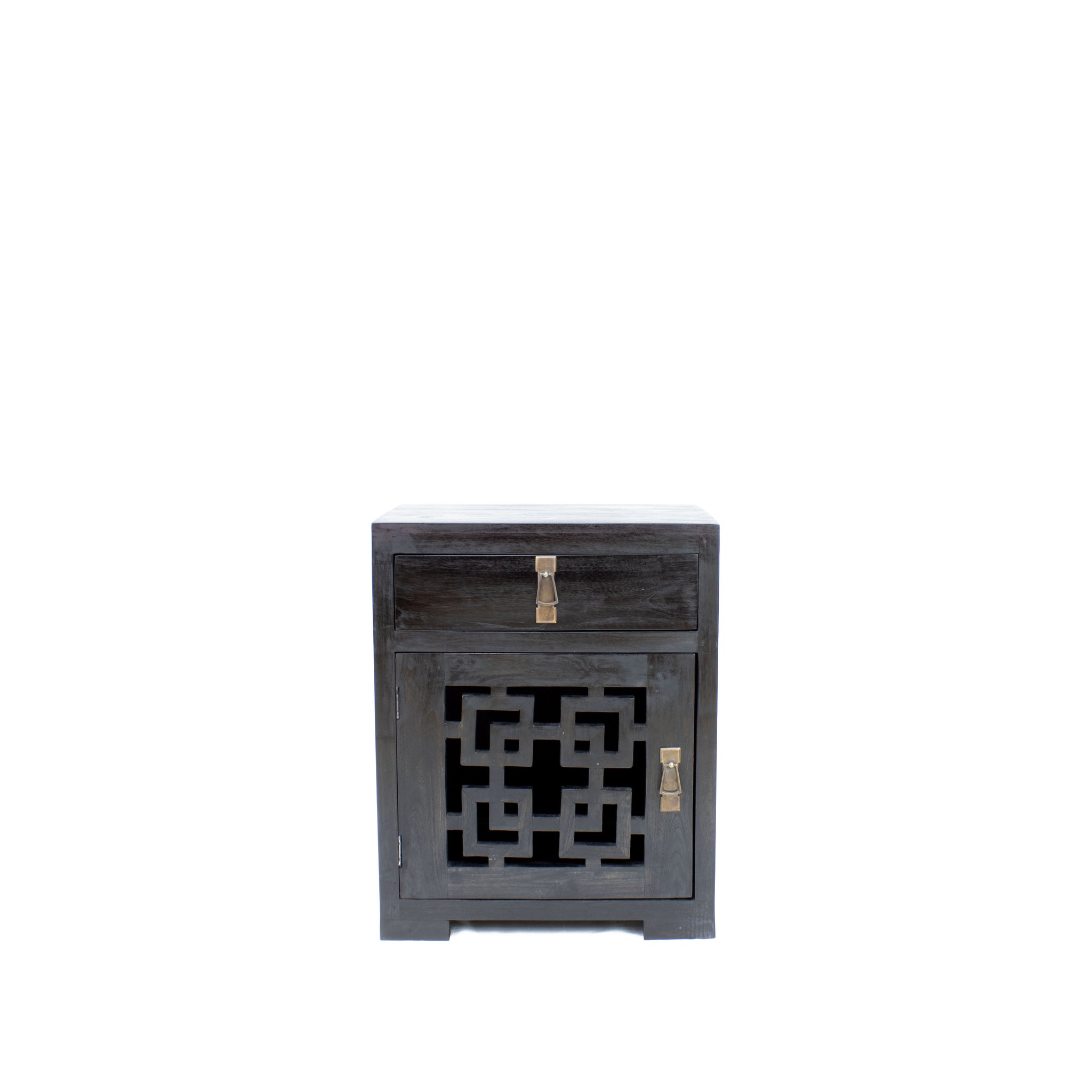 Hainan Bedside Cabinet - Black