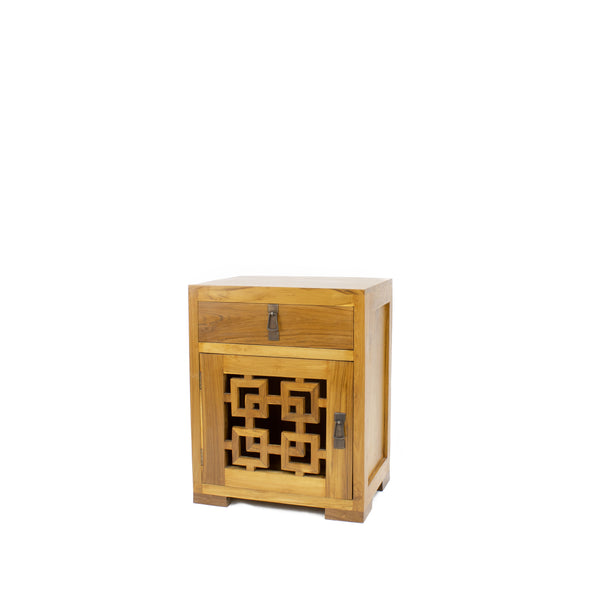 Hainan Bedside Cabinet - Natural