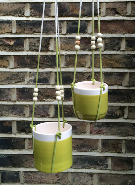 Hanging Planter Set – Green