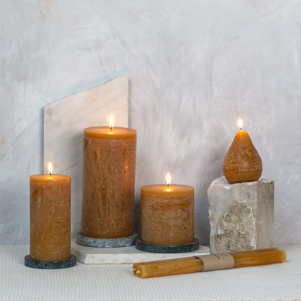 Pillar Candle - 150mmx76mm Honey