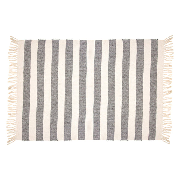 Scandi Boho Stripe Blanket Throw
