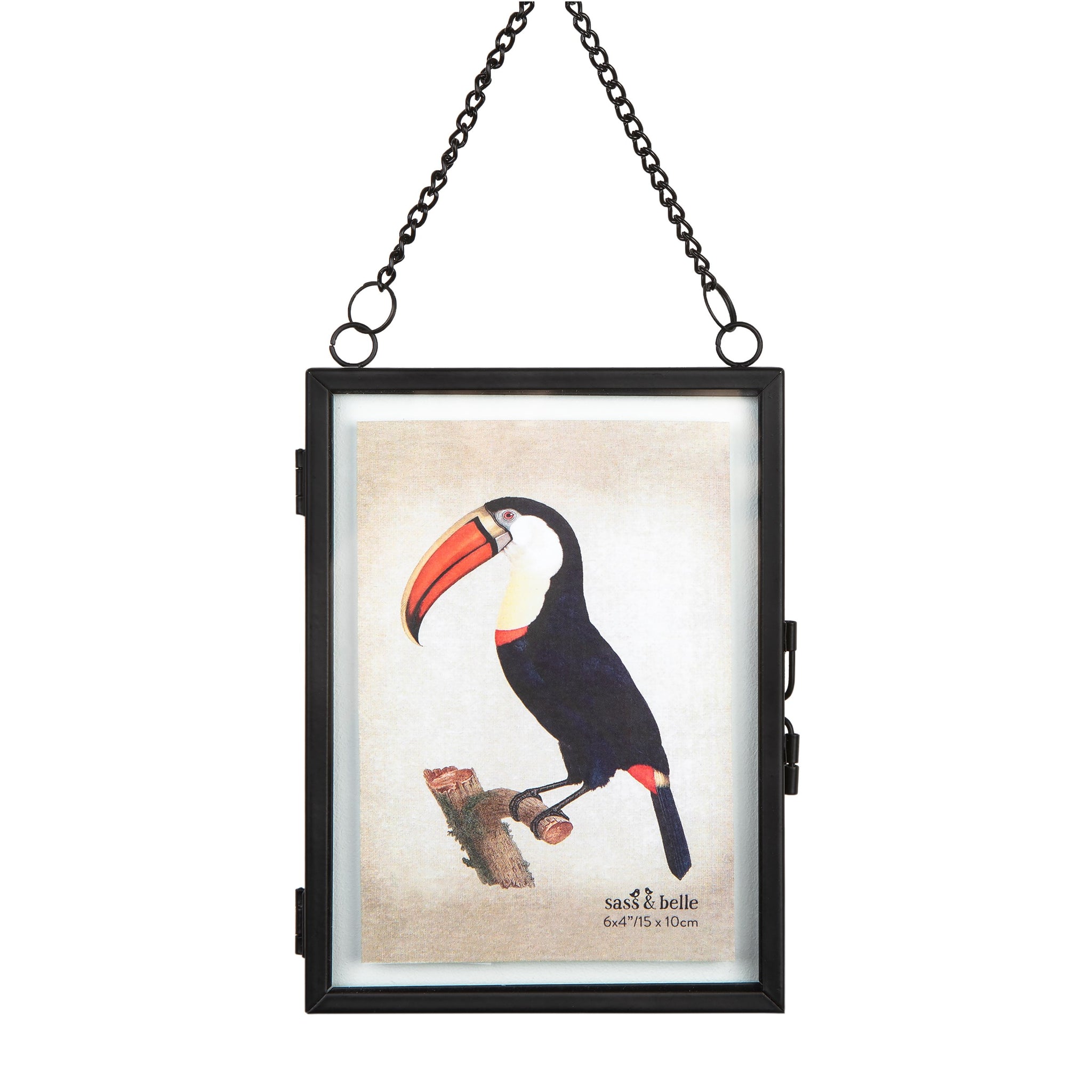 Monochrome Black Hanging Portrait Photo Frame