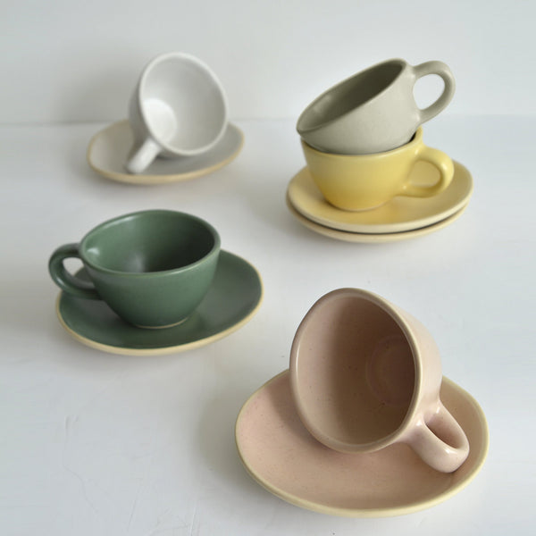 Organic Espresso Cup - (Set of 4) Patty Pan