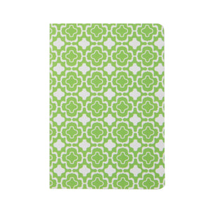 Moroccan Geometrics Pocket Notebook Green 1