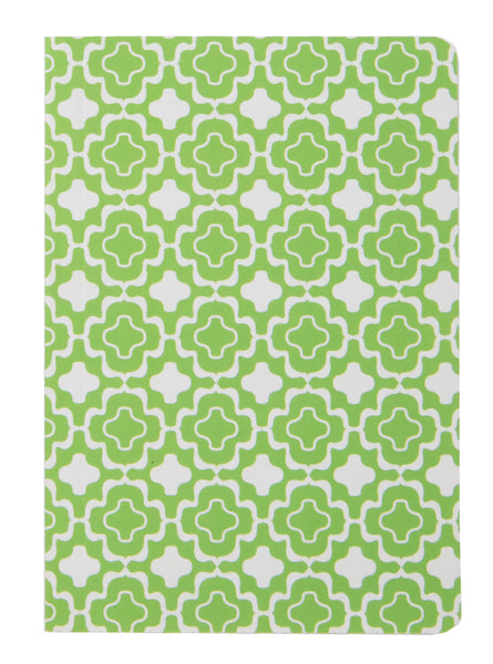 Moroccan Geometrics Pocket Notebook Green 2