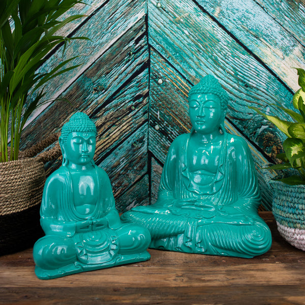 Neon Buddha - Turquoise