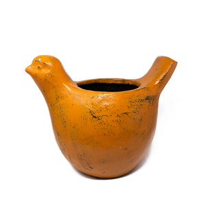 Oliver Bird Planter - Orange