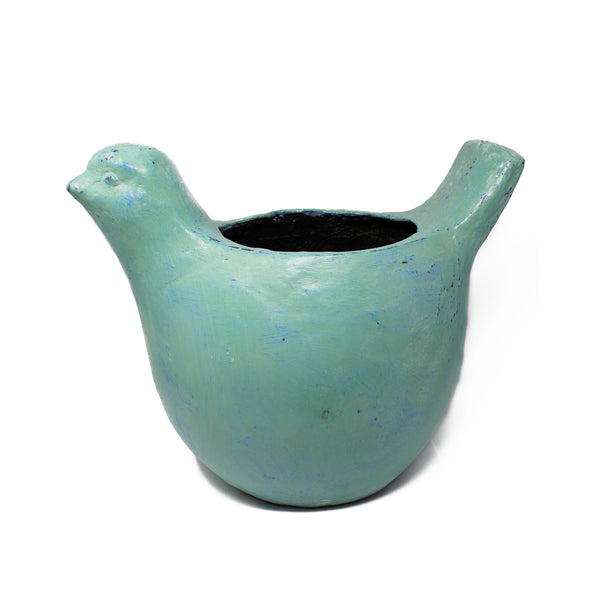 Oliver Bird Planter - Turquoise