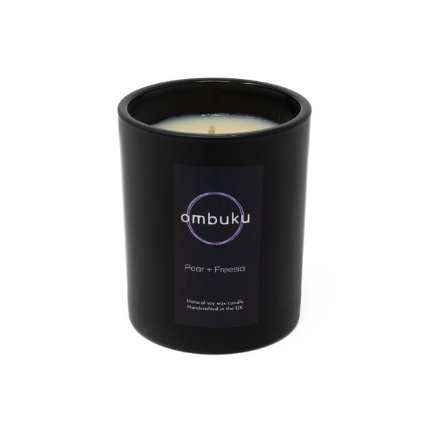 Pear + Freesia Scented Candle