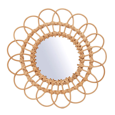 Rattan Mirror - Large