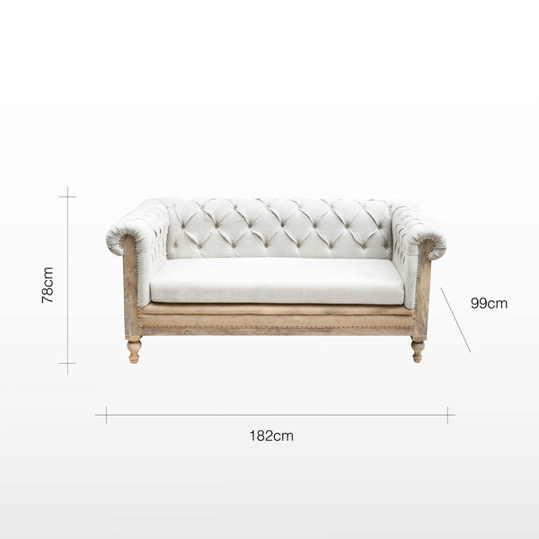 Rani Deconstructed Sofa - 2 - Seater