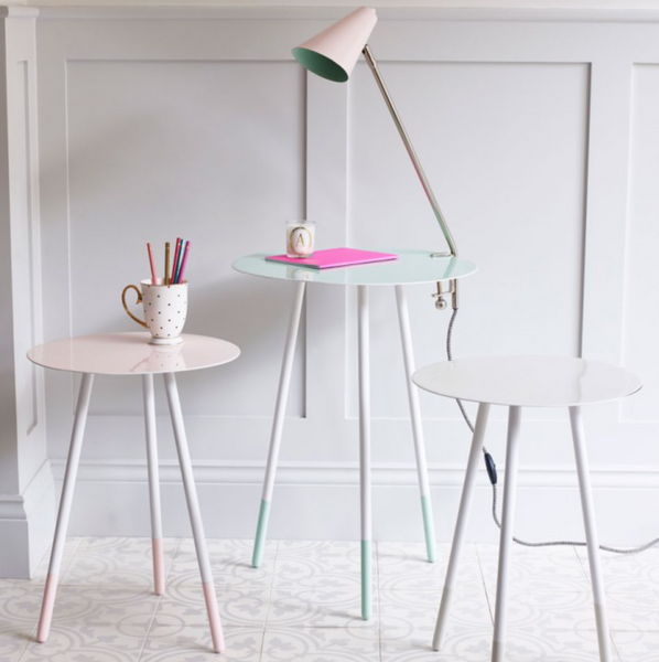 Round Enamel Table - Large - Pistachio