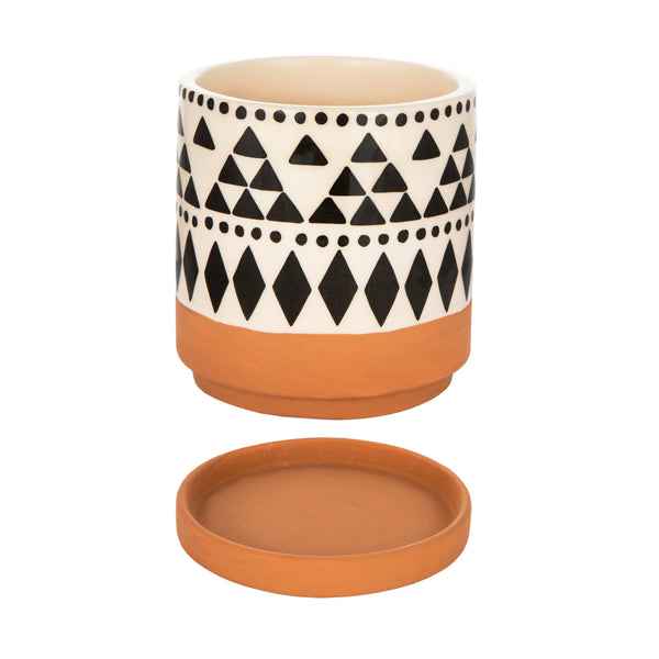 Scandi Boho Tribal Geo Mini Planter