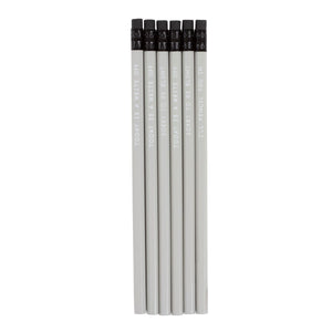 Set of 6 Write to the Point Pencils