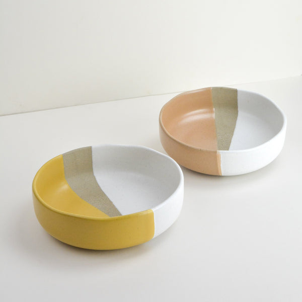 Spice Route Pasta Bowl - (Set of 4) Mustard