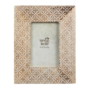 Yasmine Moroccan Geometrics Rustic Photo Frame