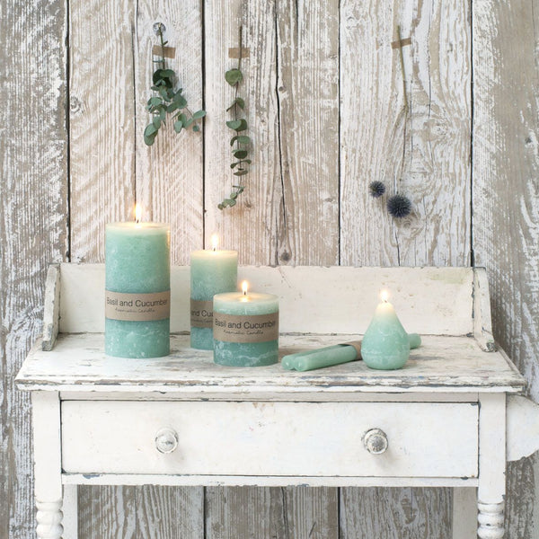 Basil & Cucumber Candle - 100mm x 100mm