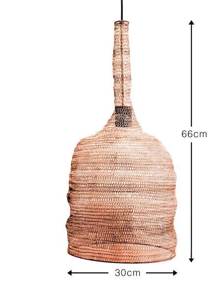 Copper Mesh Lampshade - Pendant