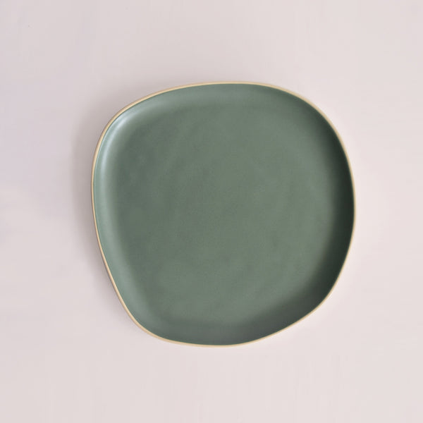 Organic Side Plate - (Set of 4) Courgette