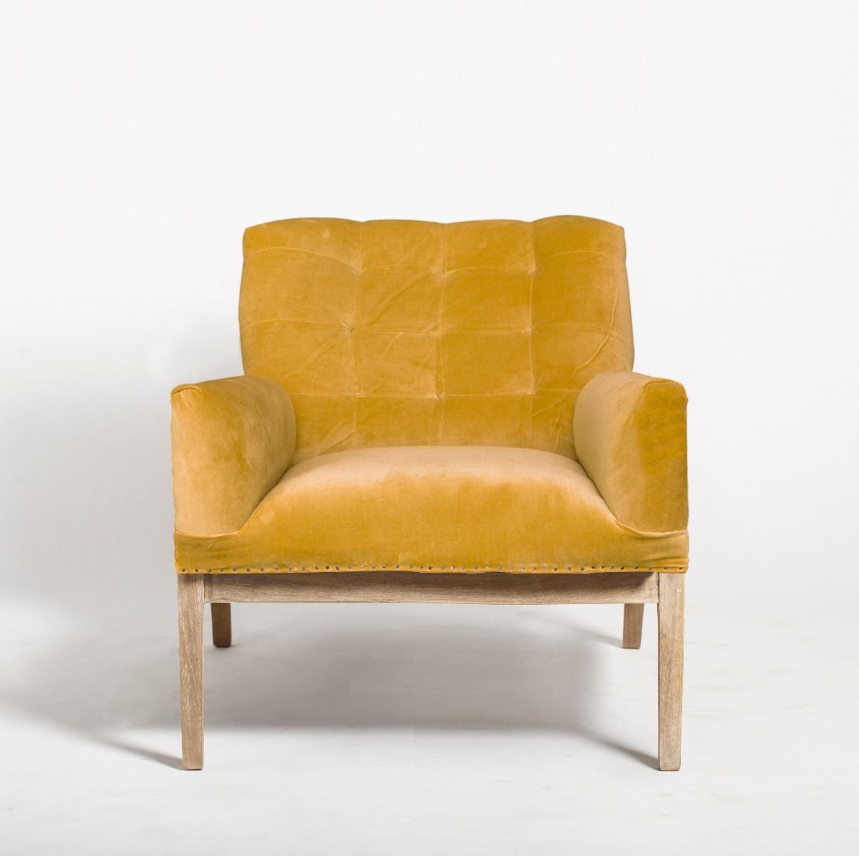Henri Deconstructed Armchair - Mustard