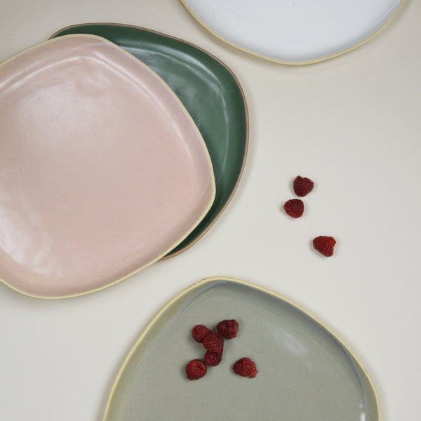 Organic Dinner Plate - (Set of 4) Mushroom